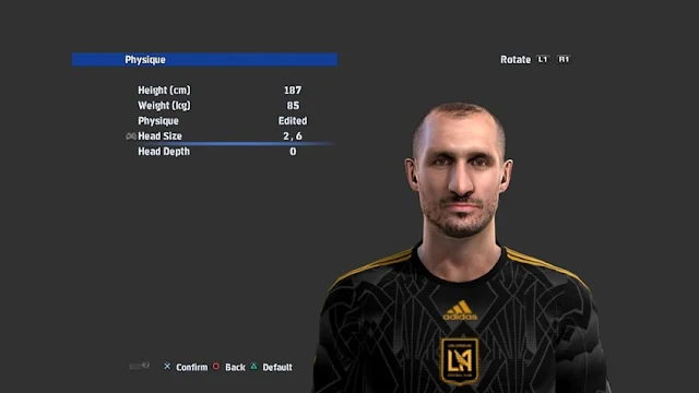 Giorgio Chiellini Face 2023 For PES 2013