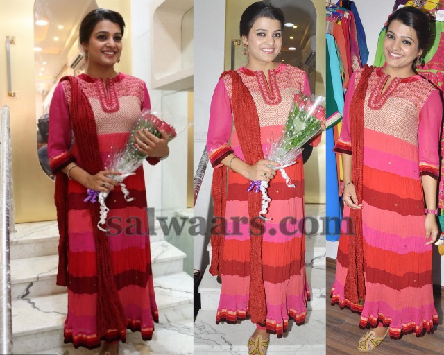 Tashu Kaushik in Crushed Salwar