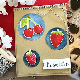 Sunny Studio Stamps: Berry Bliss Customer Card by Dana Kirby