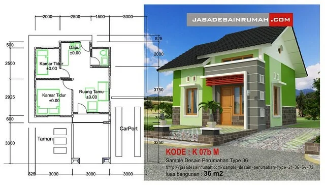 35+ Contoh Kombinasi Cat Warna Hijau Pada Desain Rumah Minimalis