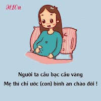 Mong con bình an chào đời