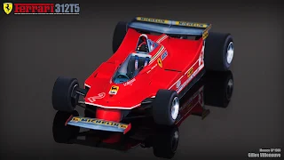 Ferrari 312T5 Monaco GP Papercraft Model