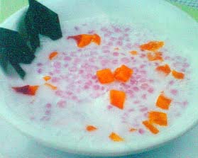 Salah satu menu dessert sederhana atau hidangan untuk buka puasa karena rasanya yang mani RESEP CARA MEMBUAT BUBUR SAGU MUTIARA