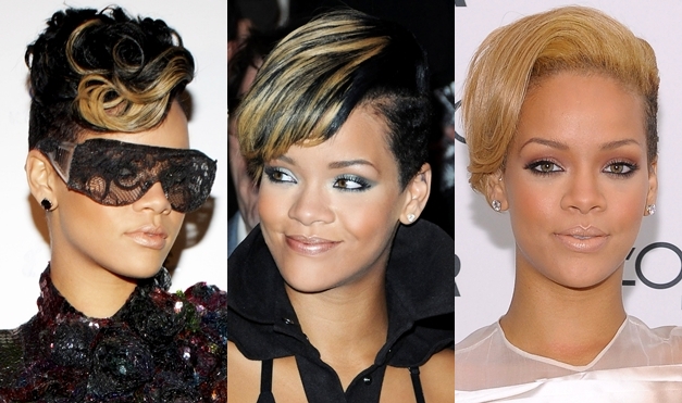 rihanna short hair styles 2010. Rihanna Hairstyles