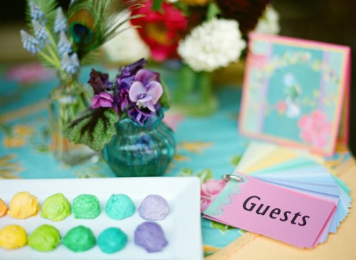 Tropical Caribbean Tablescape Dessert Table