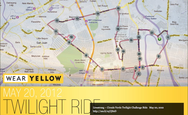 Twilight Challenge Ride Race Map