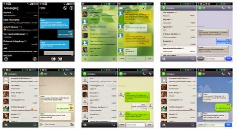 Edit tampilan android dengan merubah tema SMS