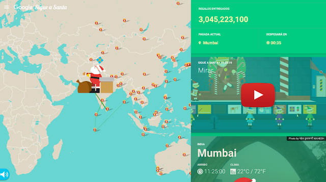 Google Santa Tracker 