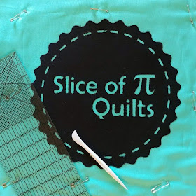Slice of Pi Quilts quilted logo tote bag