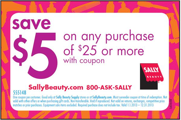 Sallys Beauty Supply Printable Coupons January 2013 | Free ...