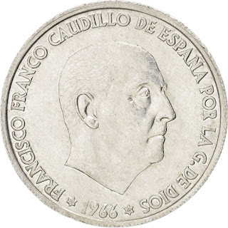 Spain Coins 50 Centimos, Francisco Franco