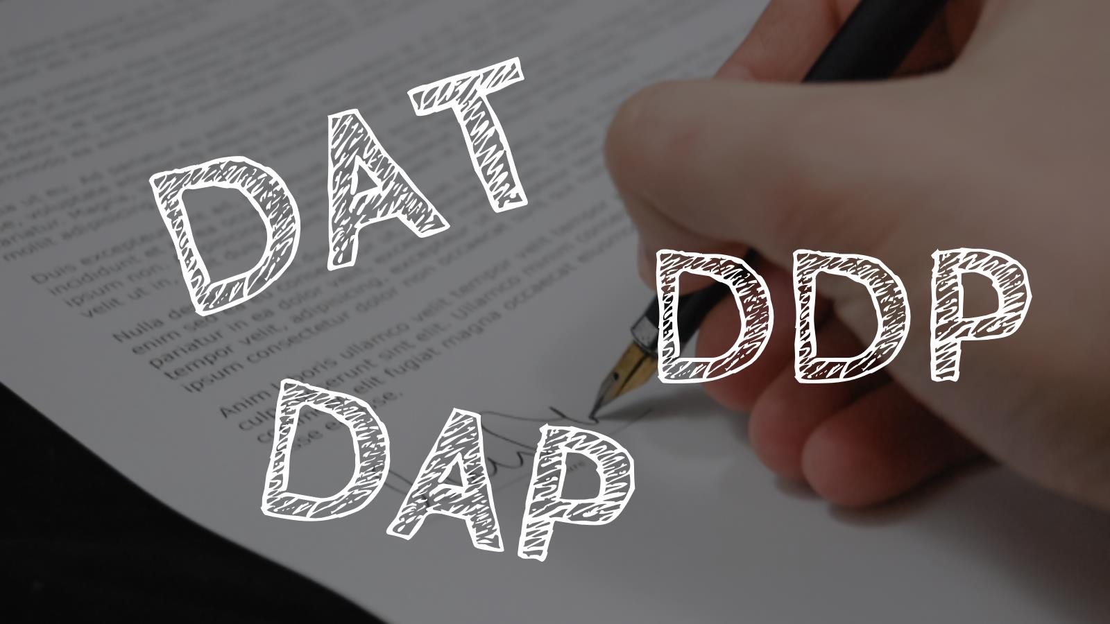インコタームズ ｄグループとは Dat Dap Ddp 貿易実務の勉強ノート