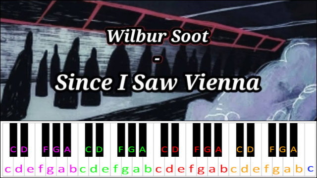 Since I Saw Vienna by Wilbur Soot Piano / Keyboard Easy Letter Notes for Beginners