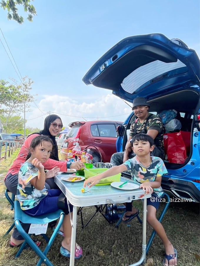 Family Camping Journey |  Niat nak camping jadi berkelah kat Pantai Bagan Lalang, Sepang