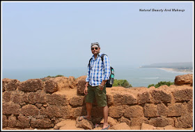 Nabendu kishore chattopadhyaya at Chapora Fort, North Goa