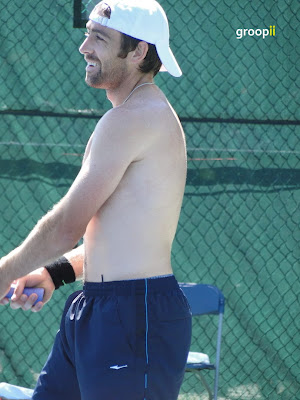 Benjamin Becker Shirtless at Cincinnati Open 2010