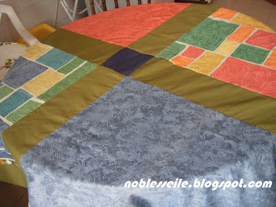 patchwork masa örtüsü