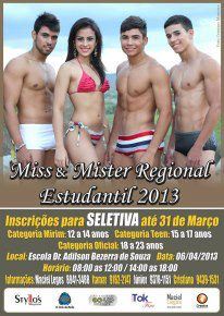 Miss e Mister Regional Estudantil 2013