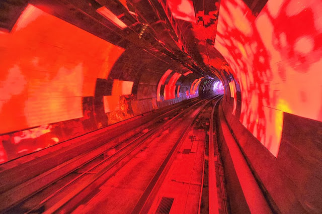 Панорамный тоннель в Шанхае