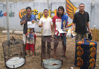 Juara 1, 2, dan 3 Kelas Murai Batu Idul