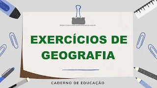 Exercícios sobre Bacias Hidrográficas Brasileiras, para 6º ano com gabarito