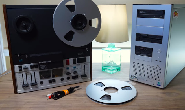 Loading PC Games from Reel to Reel Tape