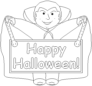 Halloween Coloring Pages Print on Of Happy Halloween Coloring Pages For Kids    Disney Coloring Pages