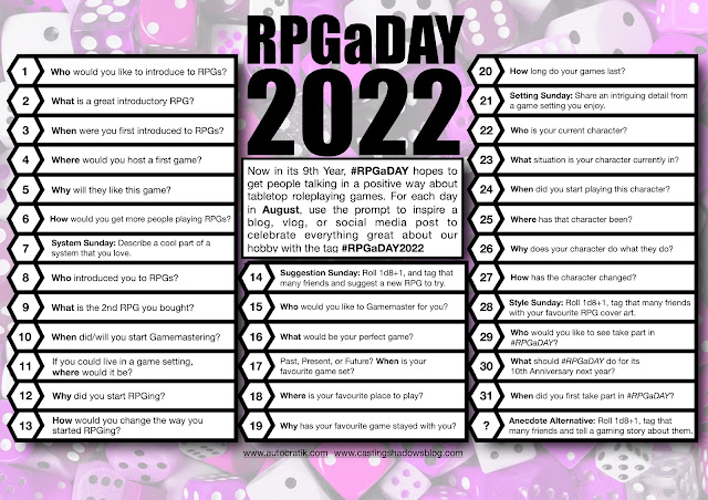 RPGaDAY2022
