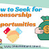 How to Seek for Sponsorship Opportunities