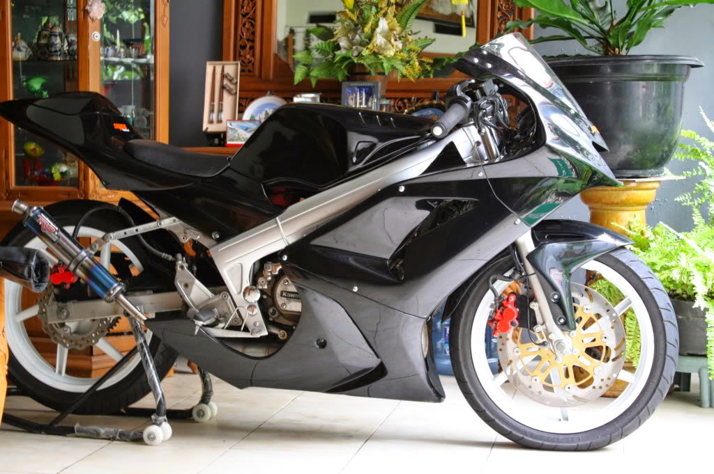  Modifikasi  Kawasaki Ninja  RR  2014