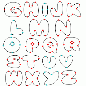 Free Printable Bubble Letters 03