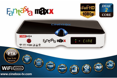 CINEBOX FANTASIA MAXX HD DUAL CORE NOVA ATUALIZAÇÃO - 04/05/2015