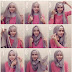 Gambar Tutorial Hijab Segi 4