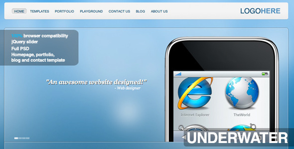 Underwater - ThemeForest Item for Sale