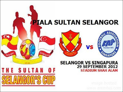 Keputusan Penuh Selangor Vs Singapura 29 September 2012