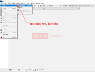 Membuat Lembar Kerja Baru (File Editor / New File)