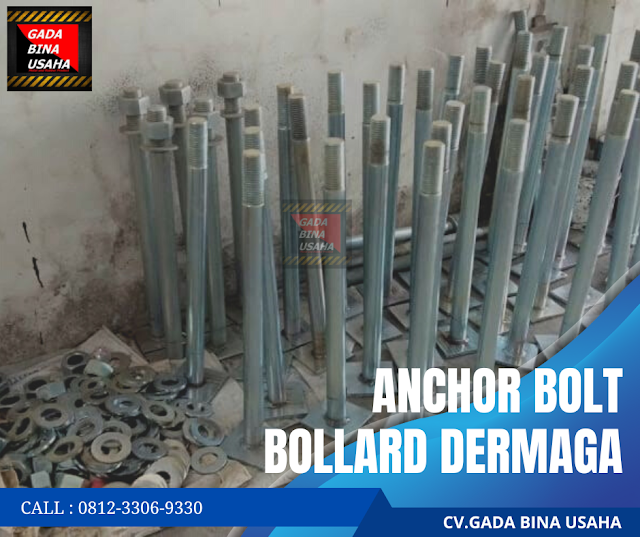 Tipe Bollard dan Pengertian Anchor Bolt Bollard Dermaga