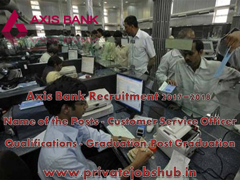 Axis Bank Recruitment