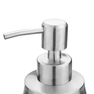 Easy press soap dispenser  with countertop tank, offers an easy-dispensing mechanism combined with elegant design hown - store