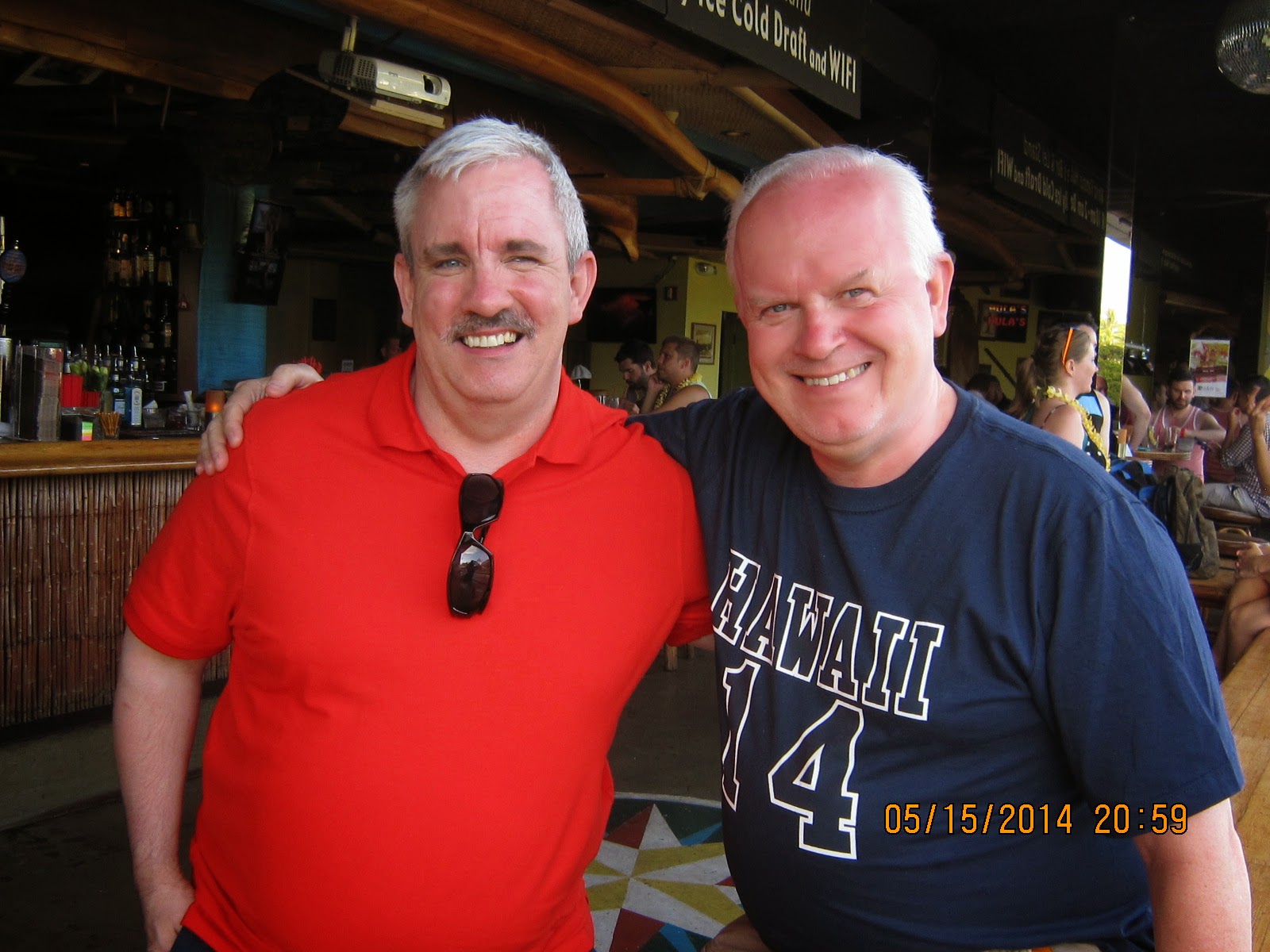 DOUG AND BOB AT HULA'S 2014