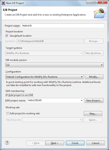 Adding Source Folder for EJB Project