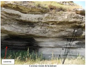 caverna vazuta la intrare