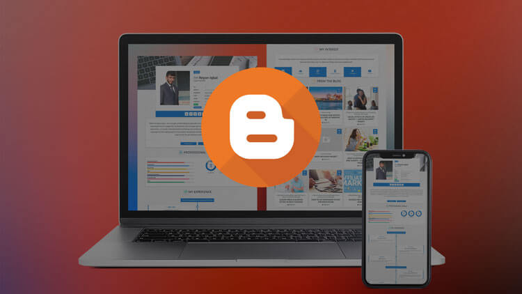 Learn How to Make Portfolio Website on Blogger Udemy Course