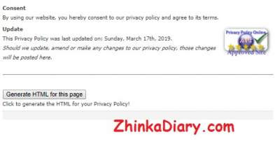 Cara Mudah Membuat Privacy Policy