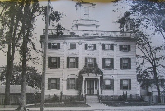 The Pierce Mansion in the late 19th century, with Victorian Porch