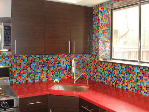 kitchen backsplash photos. 9) This kitchen shows a bold