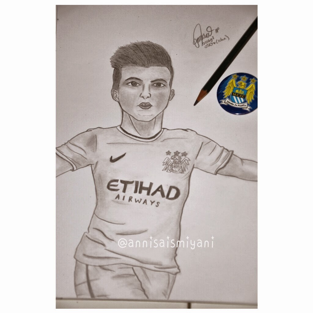  Gambar  Sketsa Wajah Pemain Bola Sobsketsa