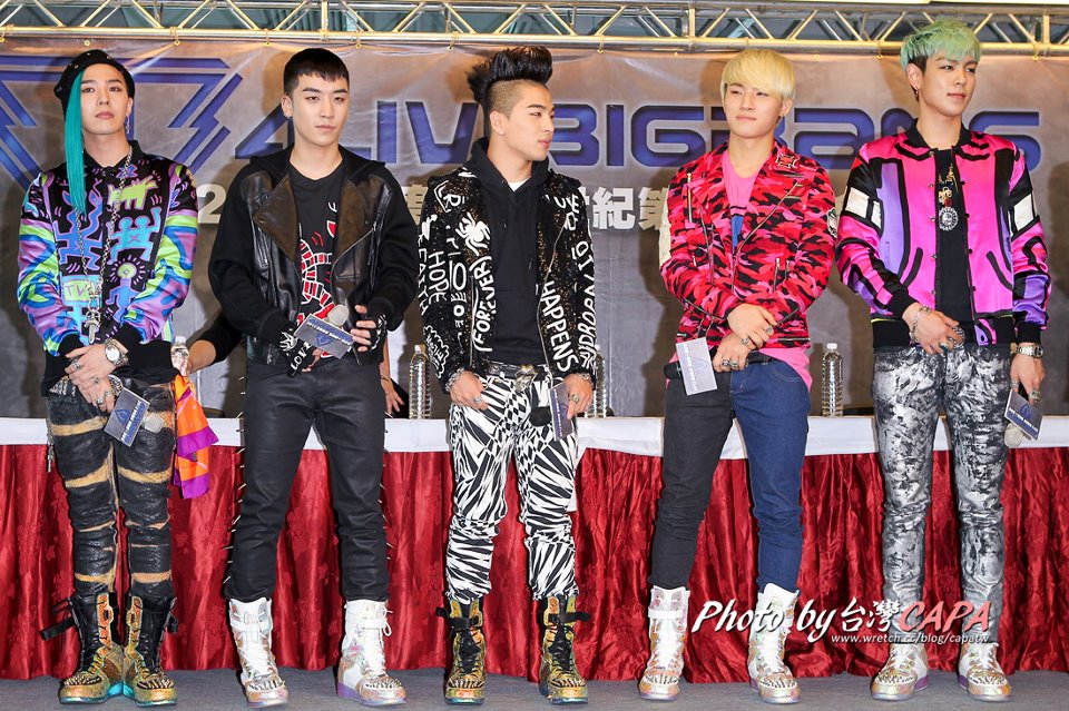 BIGBANG Press Conference in Taiwan