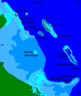 Derawan Island Map