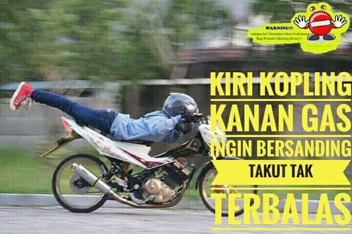 Kumpulan Kata-kata di Gambar Motor Satria Fu Lucu 